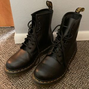 Dr. Martens Black Combat Boots